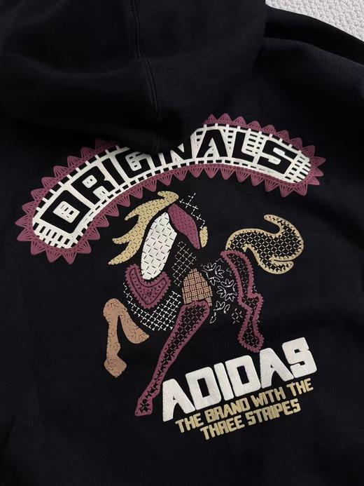 【2fz1】明星款 ！情侣新款限定连帽针织绣花卫衣！！ 商品图3