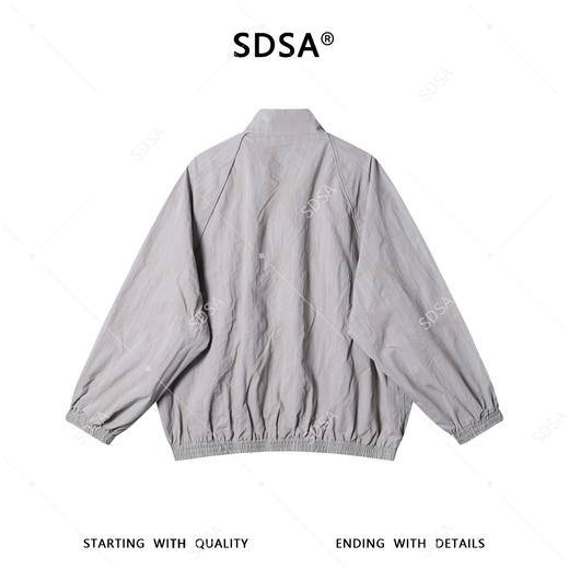 SDSA男装2026新款高贵轻奢简约纯色拉链立领夹克外套百搭时尚宽松 商品图4