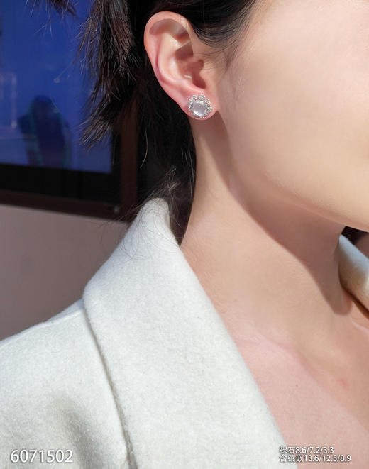 6071502，蛋面耳钉。具体价格微信咨询 商品图4