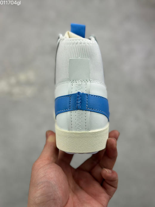 春季特惠💰290 Nike Blazer Mid '77 jumbo "university blue" 解构设计 中帮 板鞋 男女同款 经典百搭中帮开拓者休闲运动板鞋 商品图7