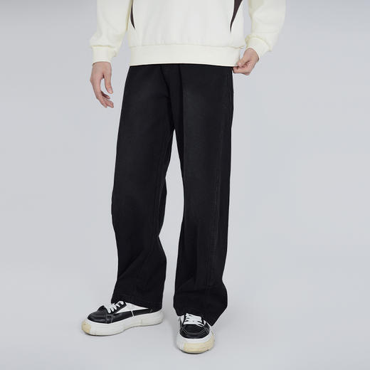 【新品上新】HX 春季弯刀休闲长裤纯棉Z203610010101 商品图1
