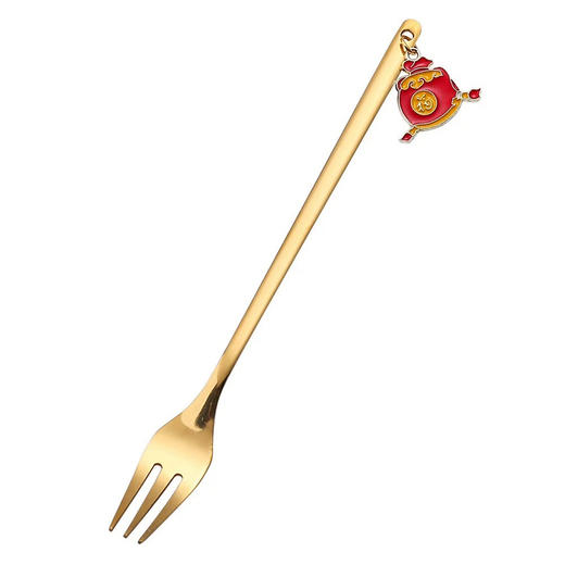 物爱优品410新年吊坠勺叉钛金混色单支 商品图9