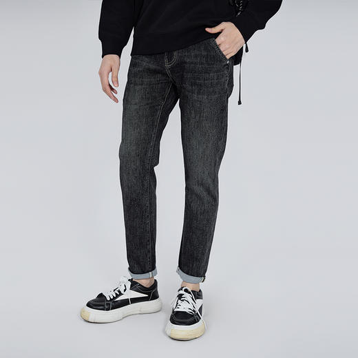 【新品上新】HX 春季水洗牛仔长裤S201611039101 商品图1