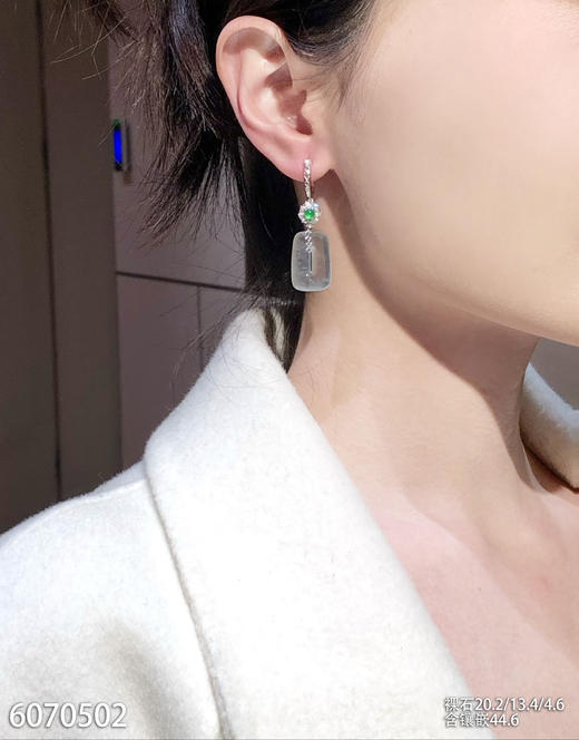 6070502，平安扣耳坠。具体价格微信咨询 商品图4