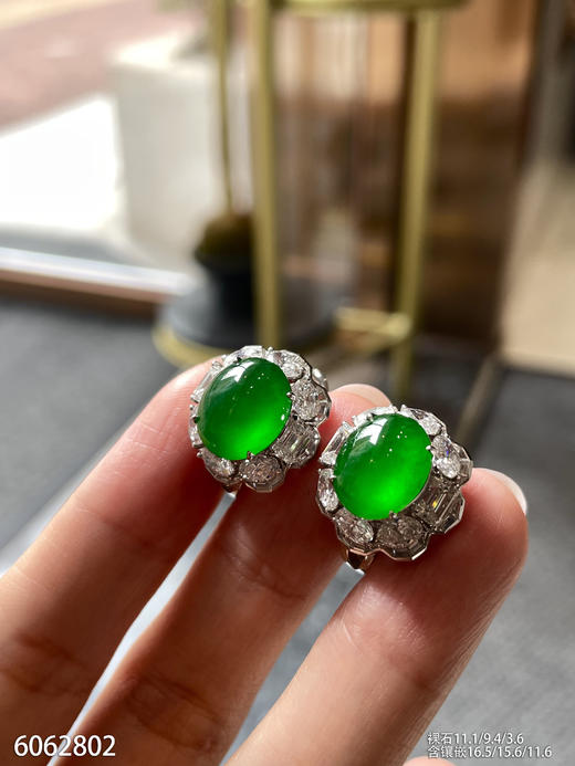 6062802，蛋面耳钉。具体价格微信咨询 商品图5