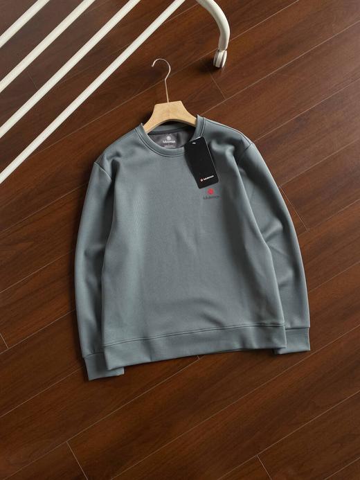 lulu春秋款圆领上新：锦纶提花华夫格索夫特面料 商品图4