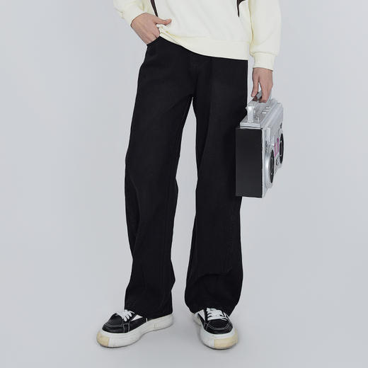 【新品上新】HX 春季弯刀休闲长裤纯棉Z203610010101 商品图2