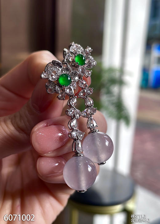 6071002，珠子耳坠。具体价格微信咨询 商品图0