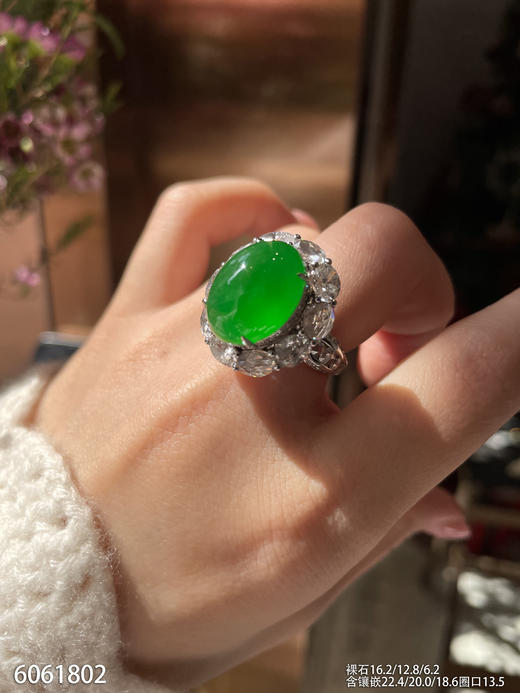 6061802，蛋面戒指。具体价格微信咨询 商品图0