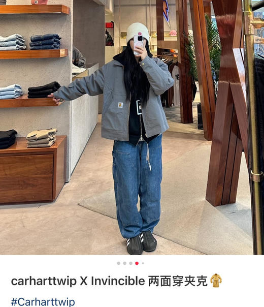 原单𝐂𝐚𝐫𝐡𝐚𝐫𝐭𝐭&𝐈𝐧𝐯𝐢𝐧𝐜𝐢𝐛𝐥𝐞卡特双面穿夹克030705 商品图0