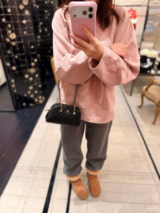 香奈儿 26P系列 链条手拿包 黑金 商品图5