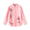 休闲宽松时髦轻奢高货重工刺绣衬衫天丝亚麻长袖上衣WLZD2512702 商品缩略图2