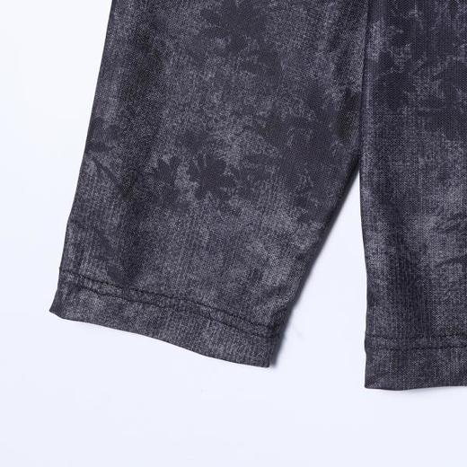 26T115SDSA男装2026新款高贵轻奢时尚撞色花卉图案圆领长袖T恤百搭简约 商品图3