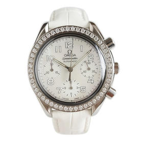 【95新】OMEGA 欧米茄3815.70.36自动机械机芯计时37MM（女款）超霸系列精钢；镶嵌钻石表圈280226NJT33