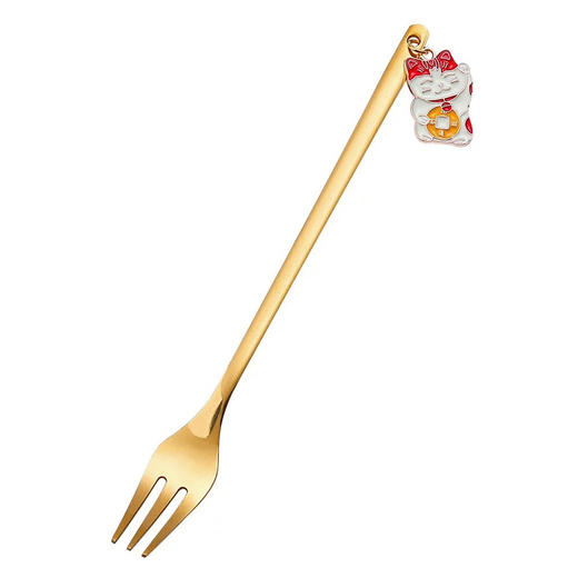 物爱优品410新年吊坠勺叉钛金混色单支 商品图10