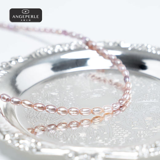 天使之泪 18K金钻石扣头淡水珍珠爱迪生项链吊坠两件套 TSGY192 商品图4