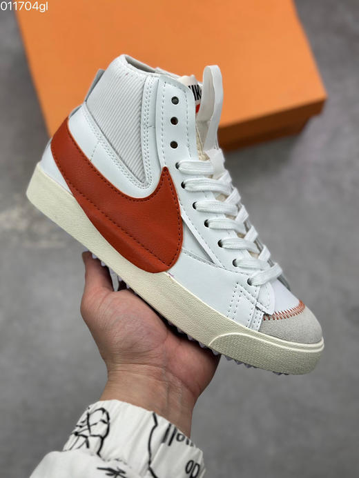 春季特惠💰290 Nike Blazer Mid '77 jumbo "university blue" 解构设计 中帮 板鞋 男女同款 经典百搭中帮开拓者休闲运动板鞋 商品图0