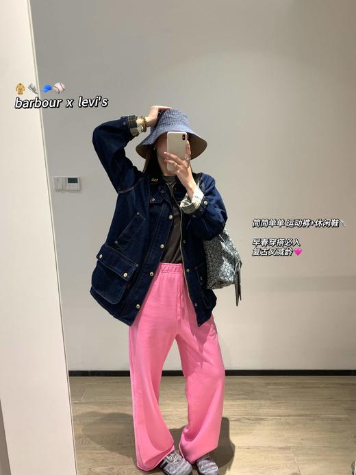 Barb*ur×Le*i's® 联名限量款牛仔丹宁宽松牛仔夹克外套 商品图9