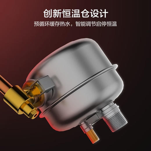 GREE格力 瞬沐王 零冷水燃气热水器 16L 天然气 全屋热水即达 瞬享恒温沐浴 JSQ30-16C1 (英砂金) 商品图5