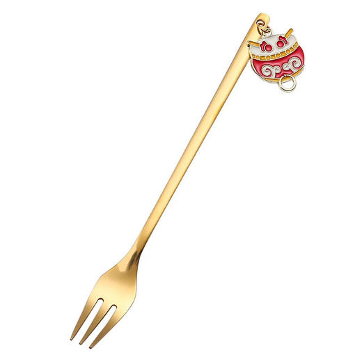 物爱优品410新年吊坠勺叉钛金混色单支 商品图8