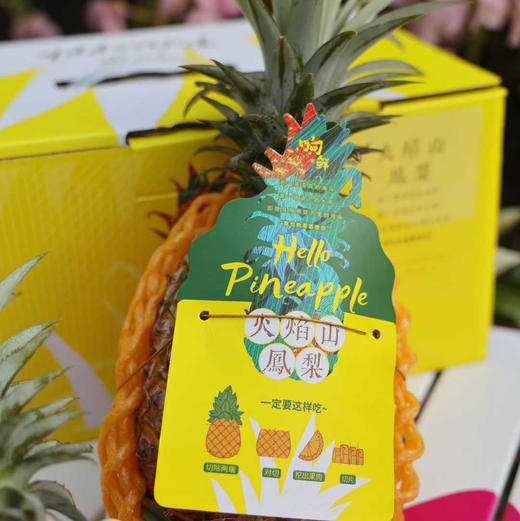海南甜炸天大金砖凤梨顺丰快递包邮下单从三亚发货 商品图5