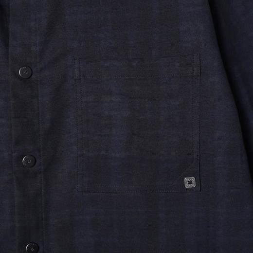 SDSA男装2026新款高贵轻奢美式复古衬衫夹克外套百搭宽松格纹上衣 商品图2