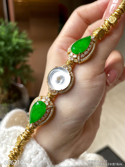 6062102，平安扣手链。具体价格微信咨询 商品图2