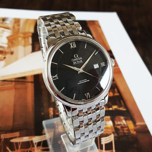 【95新】OMEGA 欧米茄424.10.40.20.01.001天文台认证同轴自动机械机芯日期显示39.5MM（男款）碟飞系列精钢270226AK05 商品图2