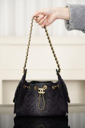 香奈儿 26P系列 25bag mini牛仔黑