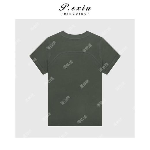 03-2潘依绣丁丁宠粉 纯色修身圆领短袖T恤Q19321 商品图1