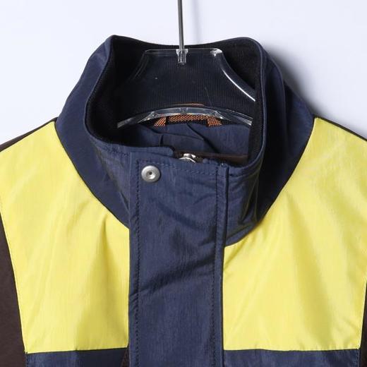 SDSA男装2026新款高贵轻奢美式简约撞色拼接立领夹克外套百搭宽松 商品图1