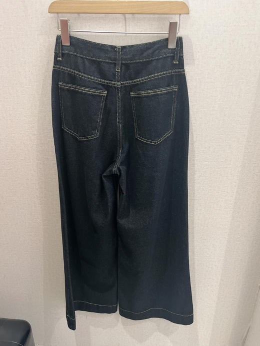 NC一粒扣原色牛仔阔腿裤50925秋季012263033053 商品图1