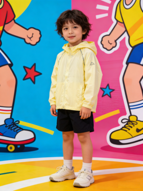 佐丹奴童装26年新款凉感防晒户外驱蚊风衣外套03076014