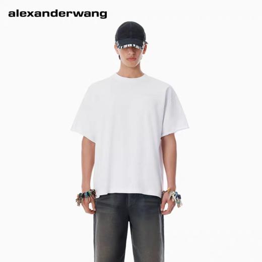 @lexander 26ss早春高级极简小字母刺绣T恤 商品图0