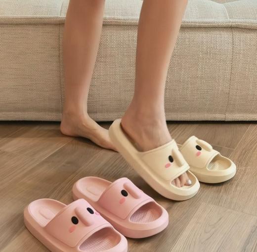 老米优品🎈亲子款！《优调小萌兽动物卡通系列家居拖鞋》 小熊小象拖鞋亲子款 浴室防滑 夏季家居室内儿童 宝宝男女童凉拖 UXT1496 商品图0