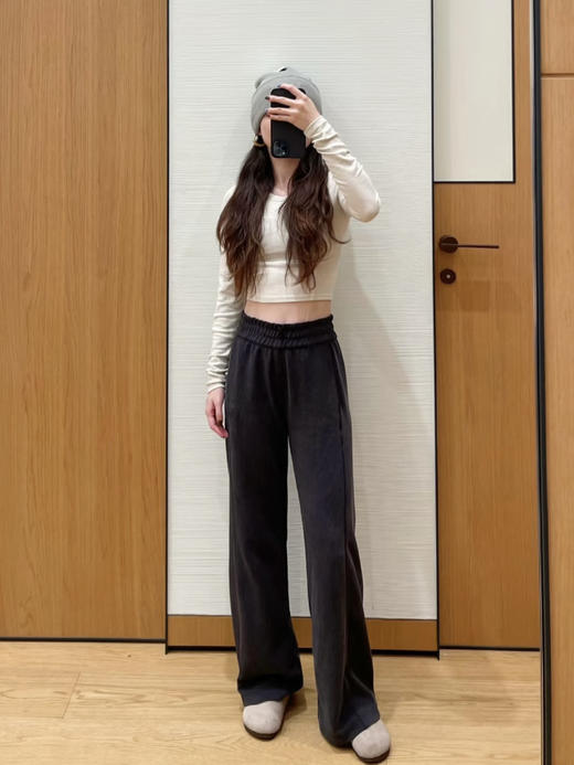 39-5 LU女士螺纹长裤 阔腿裤 商品图12