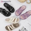 【凉鞋】罗敷凉拖鞋女休闲时尚防滑厚底外穿女士一字拖【E7224】 商品缩略图0