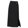 「自」全新升级【铂金会员146/天猫199/差价53】(21650)洛诗琳气质高腰通勤半身裙2026春季新款中长款开衩直筒裙 商品缩略图4
