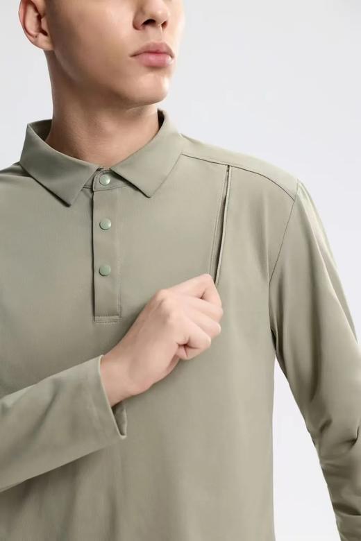 点此购买 迪桑特春秋季男士经典款长袖Polo衫 kad 341721 商品图11