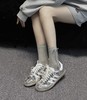 【春上新】【春上新】【新品】6楼三叶草金属银裂纹女德训鞋JR0035吊牌价899 商品缩略图1