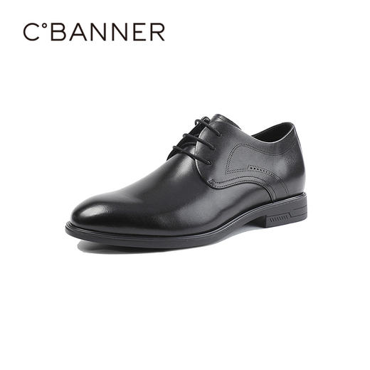 千百度2026春季男鞋纹理清晰亲肤透气久穿不累商务正装A26121521 商品图0