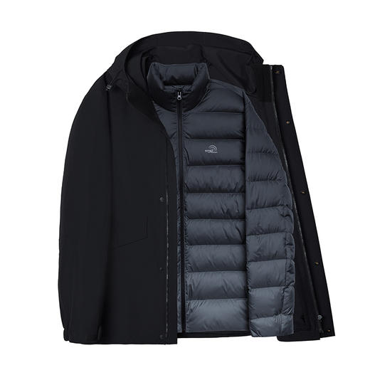 【新品上新】HX 冬季短款两件套带帽羽绒服三防面料羽绒内胆/Y100440009101/02/03 商品图2