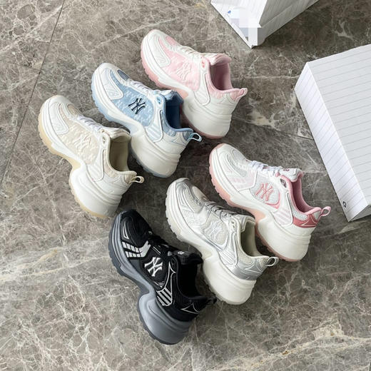 39-2  潮牌 女款舒适时尚厚底增高 网面 运动鞋 老爹鞋 我穿37 运动鞋码数选 商品图10