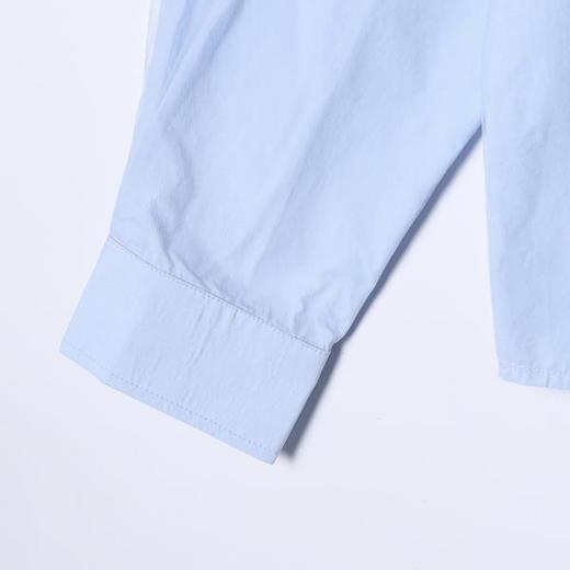 SDSA男装2026新款高贵轻奢韩版简约纯色翻领长袖衬衫百搭商务衬衣 商品图3