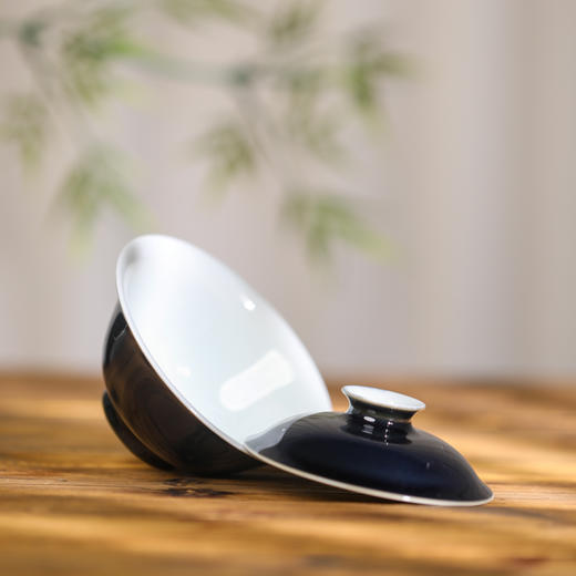 【忘言】 云色茶碗（雅黑）曰何文人器 商品图4