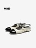 BF楼MIO米奥小香风女鞋2026夏季新款圆头低跟搭扣时装凉鞋拼色小单鞋吊牌价1298现价1168 商品缩略图1
