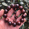 【青山特惠】1.8*13颗海南黄花梨紫油梨满褶皱水波老料文玩手串h135 商品缩略图0