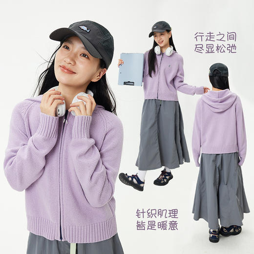 【出游季特惠-春夏新品】ACMEITEM爱棵米-女士开襟毛衫GAH2300117A 商品图3