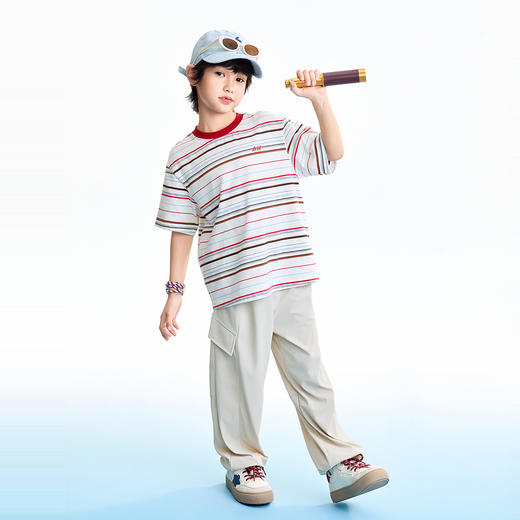 【实体店同款】男女童全腰针织单裤夏季新款安奈儿童装AM626155 商品图6