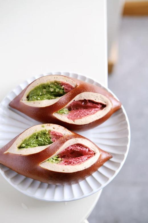 抹茶草莓碱水 商品图0